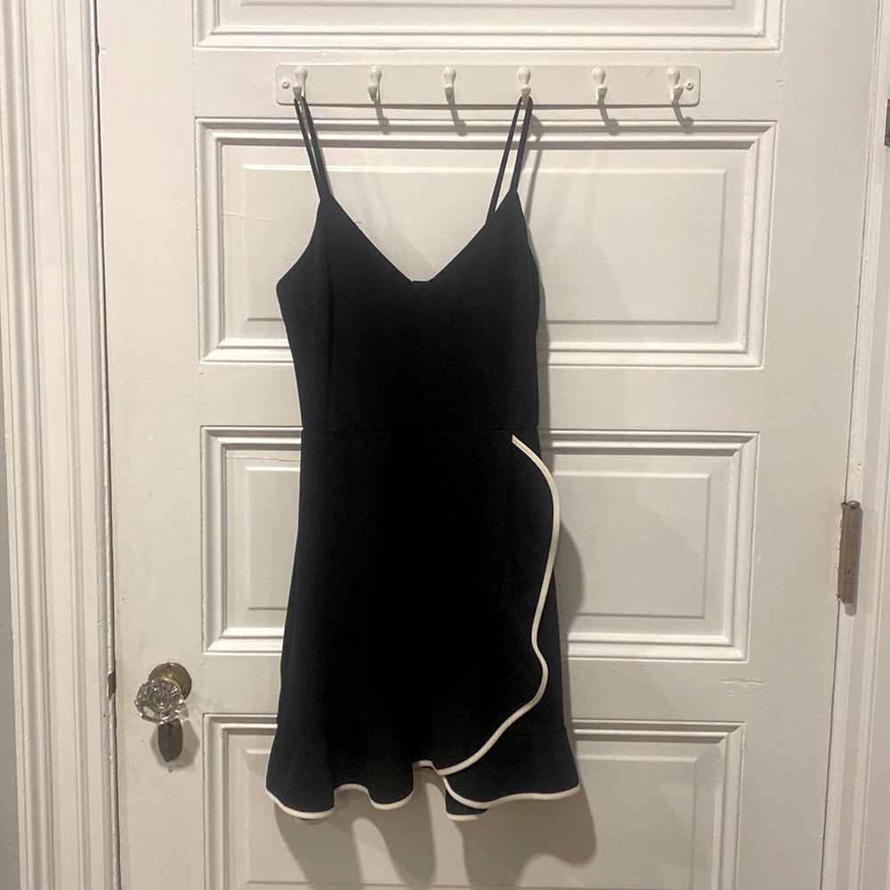 Aqua Black Mini Dress